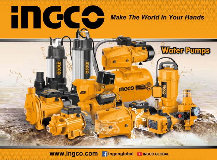 Pompes à eau - INGCO TUNISIE ® | Site officiel
