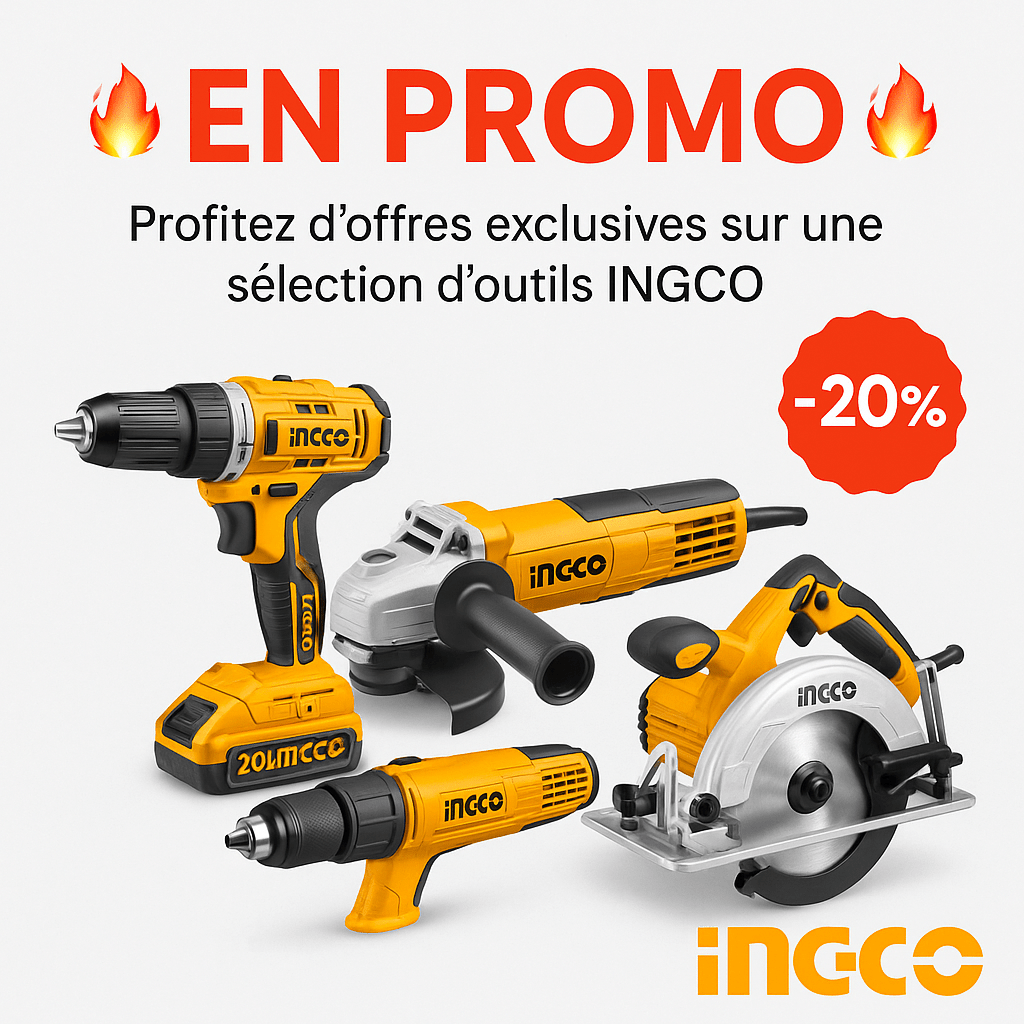 🔥 PROMO DU JOUR 🔥 - INGCO TUNISIE ® | Site officiel