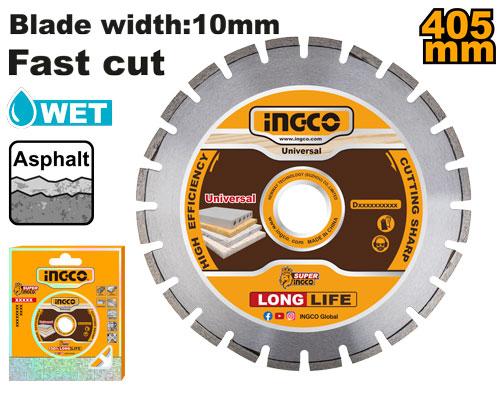 Disque Diamant INGCO 405 mm pour Asphalte DMD064051