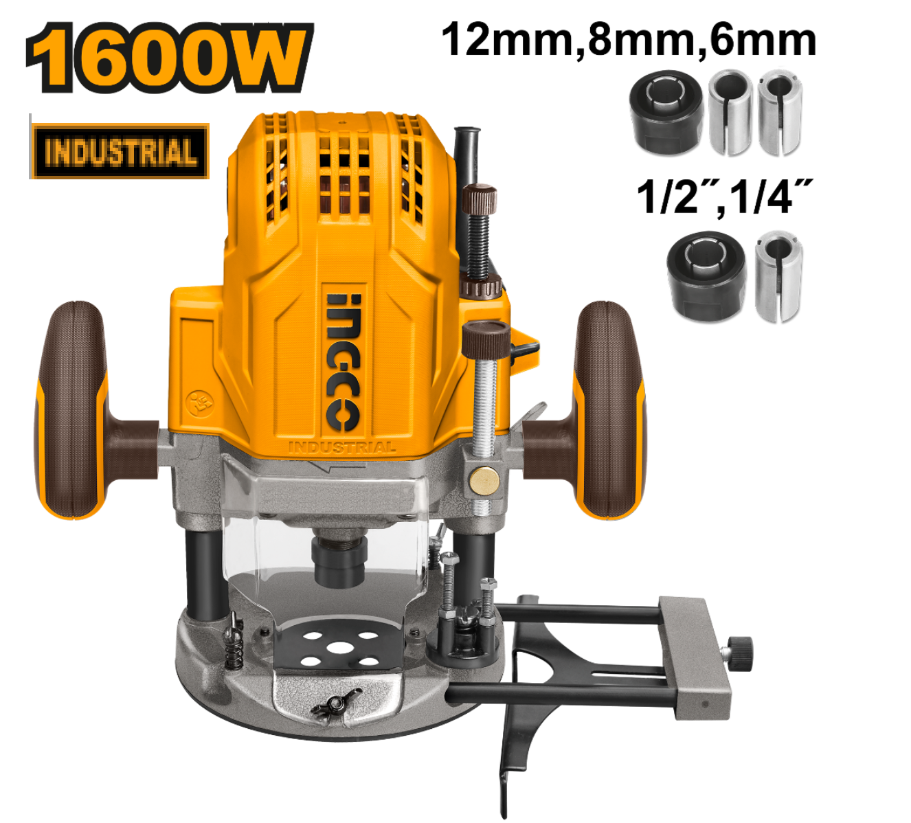 Défonceuse Électrique INGCO 1600W – 12 mm RT160028