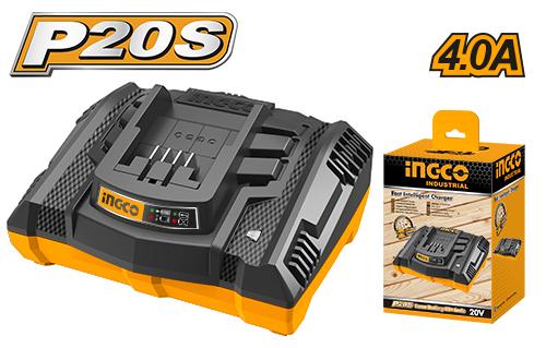 Chargeur rapide INGCO FCLI2003 – 20 V, 4 A - INGCO SME TUNISIE