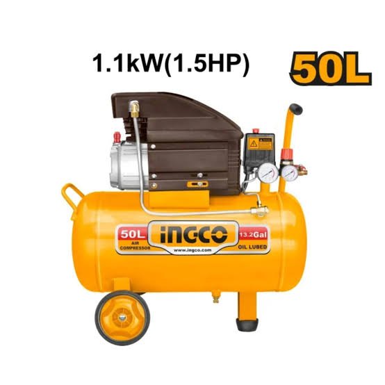 Compresseur d’Air INGCO AC255081E – 50 Litres | 1.5 HP (1.1 kW) - INGCO SME TUNISIE