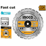 Disque Diamant INGCO 405 mm pour Béton DMD044052 - INGCO Tunisie