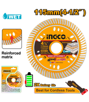 Disque Diamant Turbo INGCO 115 mm DMD061151 - INGCO SME TUNISIE