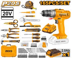 Ensemble d’outils INGCO 165 pièces – HKTHP11651 | Kit complet pour bricolage et usage professionnel - INGCO TUNISIE ® | Site officiel