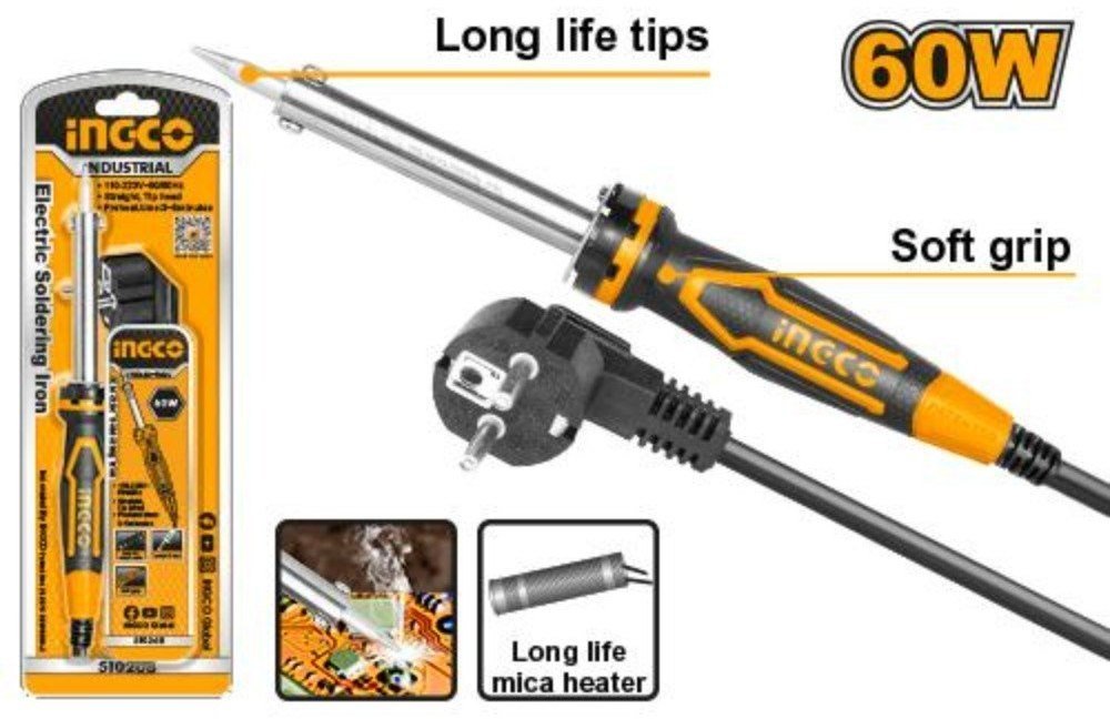 Fer À Souder 60 W Électrique SI0268 Pour Électronique - INGCO TUNISIE ® | Site officiel