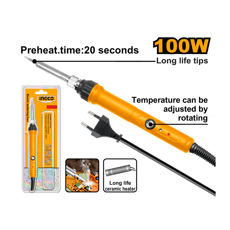 Fer à Souder Thermique 100W INGCO SI0110831 Bricoleurs - INGCO TUNISIE ® | Site officiel