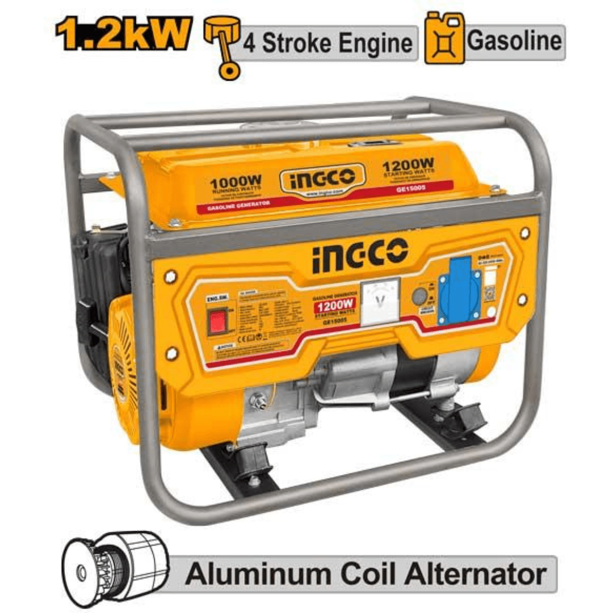 groupe 1200w INGCO GE15002 - INGCO TUNISIE ® | Site officiel