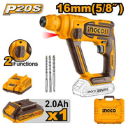 Ingco Marteau Perforateur Sans Fil 20V Puissant Pour Brico