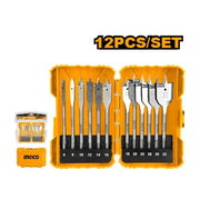 Jeu de forets à bois à plumes INGCO AKDL1206 INDUSTRIAL 12 pcs