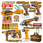 Kit 5 pièces sans fil INGCO – CKLI2059 | Solution complète pour tous vos travaux