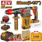 Marteau Perforateur INGCO 42V Brushless 28 mm CRHLI422882 - INGCO SME TUNISIE