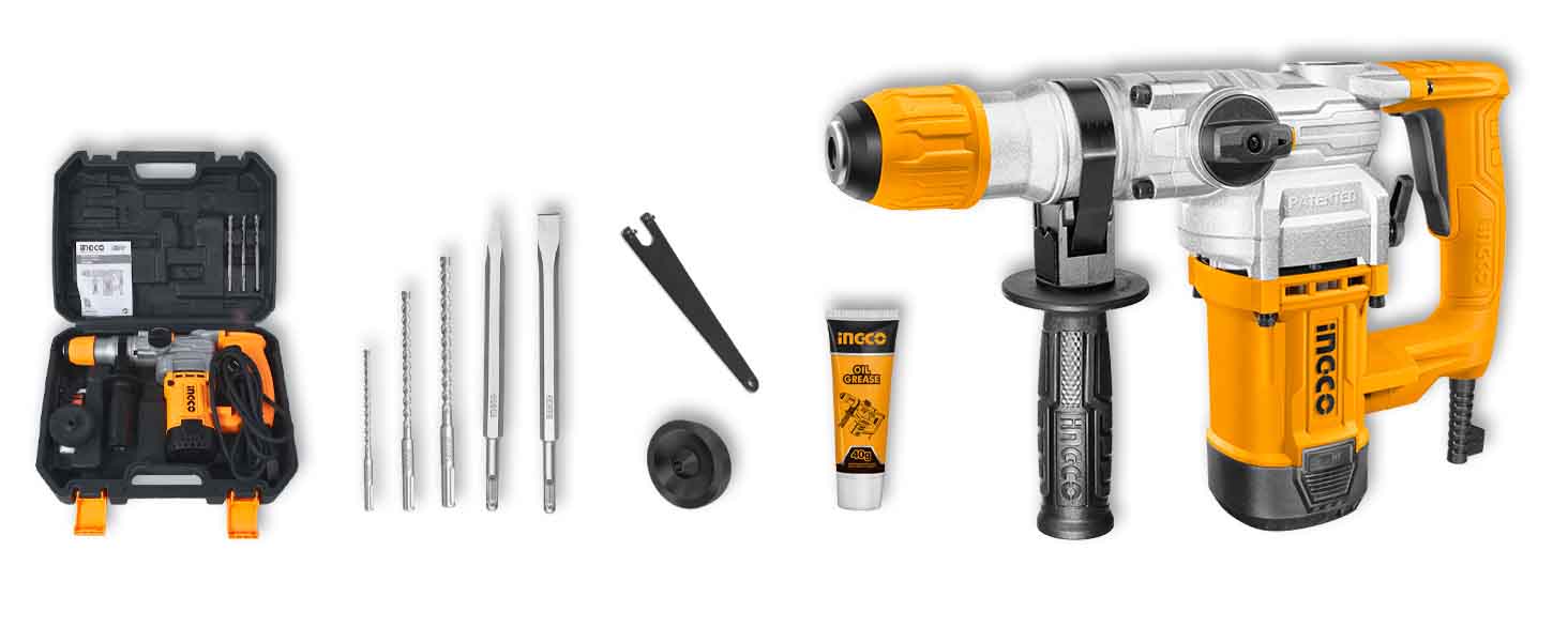Marteau Perforateur Ingco RH10506 1050 W Pour Pros Puissant - INGCO TUNISIE ® | Site officiel