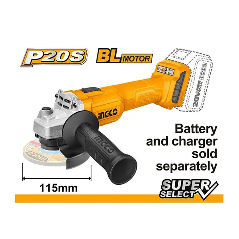 Meule À Disque 20V INGCO Sans Batterie Pour Bricoleurs CAGLI20157 - INGCO TUNISIE ® | Site officiel