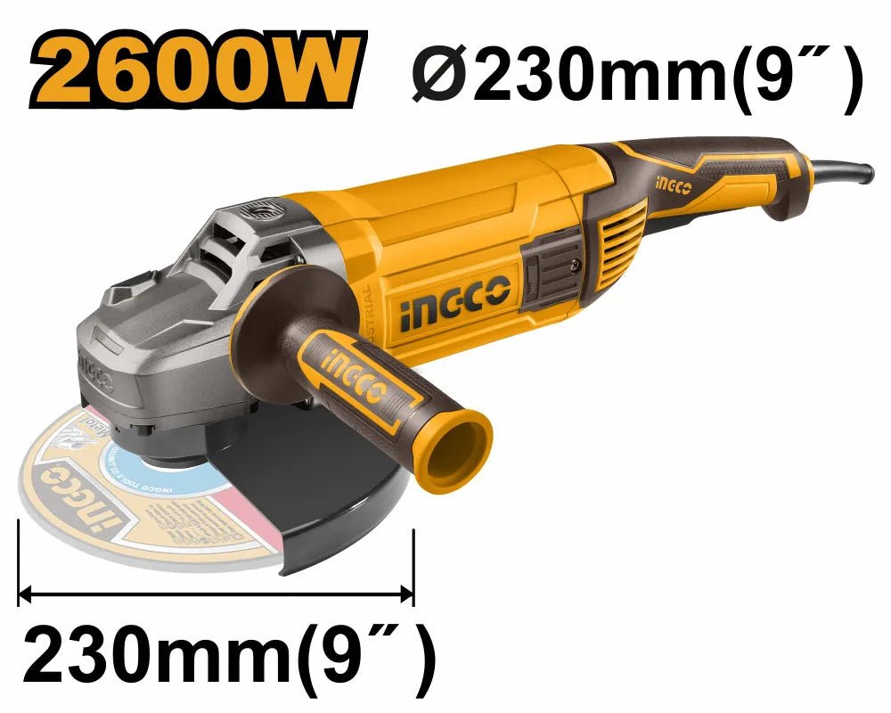 Meuleuse D'Angle 2600 W INGCO AG26008 Métal Pro Puissante - INGCO TUNISIE ® | Site officiel