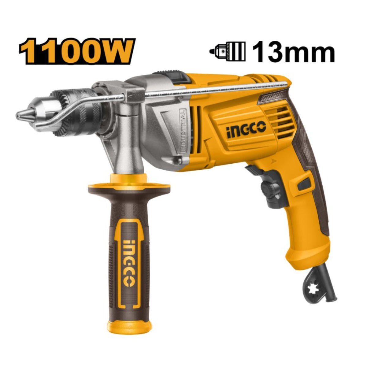 Perceuse à percussion 1100 W INGCO – ID11008 | Puissance extrême pour perçage intensif - INGCO TUNISIE ® | Site officiel