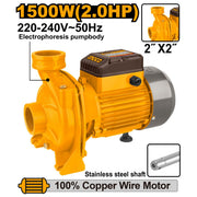 Pompe à eau INGCO 2 HP – 1500 W 2″×2″ (MHF15008) | Puissance et débit optimisés