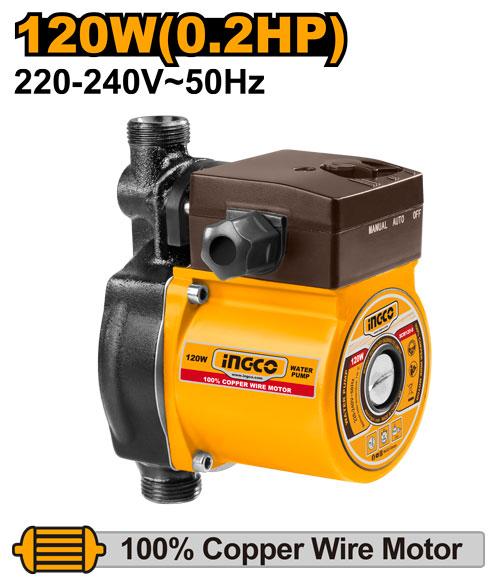 Pompe à eau SCM120 - 8 – Compacte et efficace pour un usage quotidien - INGCO TUNISIE ® | Site officiel