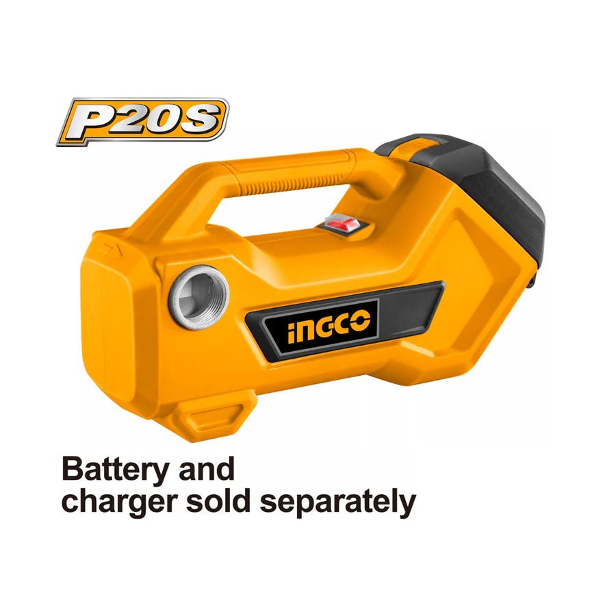 Pompe de transfert sans fil lithium - ion P20S 20 V INGCO – TPLI2001 | Transfert rapide et mobilité totale - INGCO TUNISIE ® | Site officiel