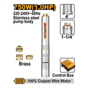 Pompe immergée 750 W (1,0 CV) – 80 m INGCO DWP750621 | Puissance et profondeur optimales