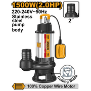 Pompe submersible avec broyeur INGCO SPDB150068 – 1500 W - INGCO SME TUNISIE