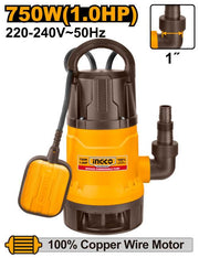 Pompe vide - cave 1 HP – 750 W INGCO SPD7508 | Évacuation efficace et fiable