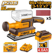 Ponceuse Vibrante Brushless INGCO 20V CFSLI20311 - INGCO SME TUNISIE