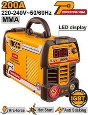Poste Soudure MMA 200A Robuste INGCO ING - MMA20069 Pour Pros