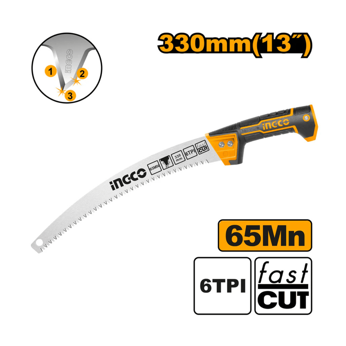 Scie d'élagage 13 pouces HPS33028C - INGCO TUNISIE ® | Site officiel