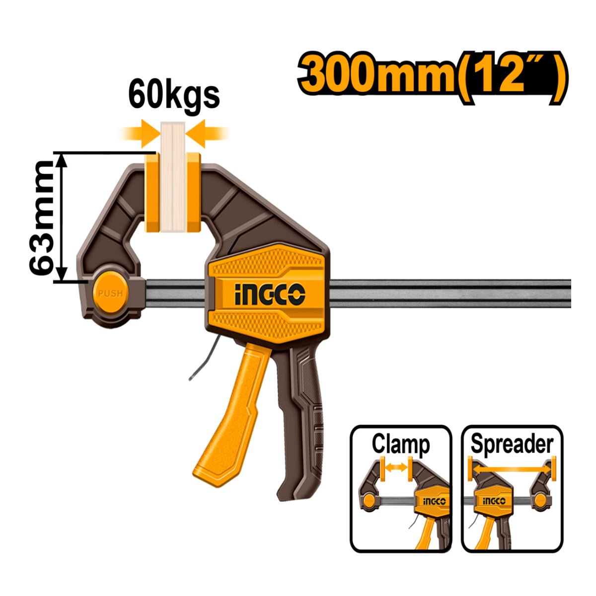 Serre - joint rapide INGCO HQBC01602 - INGCO TUNISIE ® | Site officiel