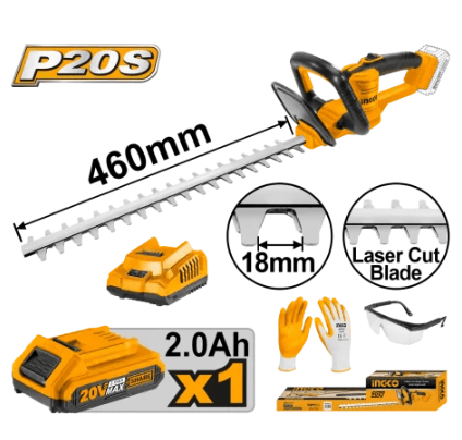 Taille Haie 20V + Batterie2Ah + Accessoires INGCO – CHTLI20461 - INGCO TUNISIE ® | Site officiel